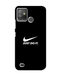 Чехол для TECNO Pop 5 GO с картинкой «Минимализм от Nike»