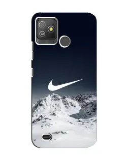 Чехол для TECNO Pop 5 GO с картинкой «Nike — зимние горы»