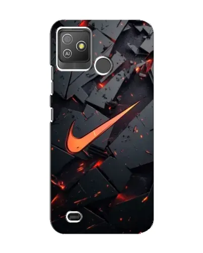 Чехол для TECNO Pop 5 GO с картинкой «Nike — эффект разломов» Чехол для TECNO Pop 5 GO с картинкой «Nike — эффект разломов»