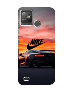 Чехол для TECNO Pop 5 GO с картинкой «Nike и суперкар»