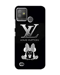 Чехол для TECNO Pop 5 GO с картинкой «LV и Минни Маус»