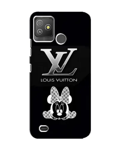 Чехол для TECNO Pop 5 GO с картинкой «LV и Минни Маус»