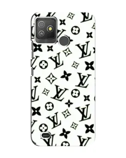 Чехол для TECNO Pop 5 GO с картинкой «Монохромный хаос LV»
