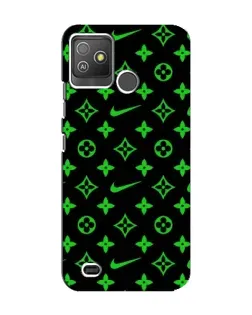 Чехол для TECNO Pop 5 GO с картинкой «Неоновый принт LV»