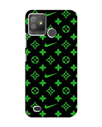 Чехол для TECNO Pop 5 GO с картинкой «Неоновый принт LV»