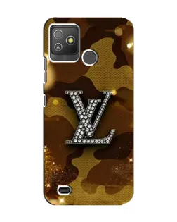 Чехол для TECNO Pop 5 GO с картинкой «Камуфляжный Louis Vuitton»