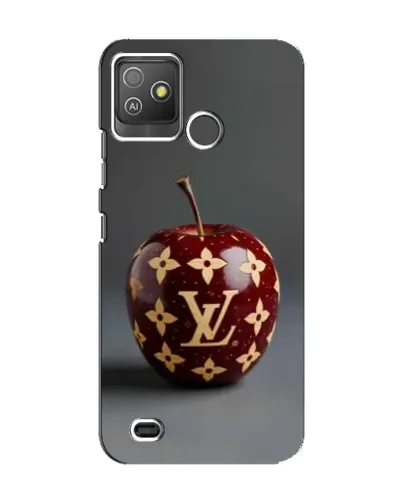 Чехол для TECNO Pop 5 GO с картинкой «Красное яблоко LV»