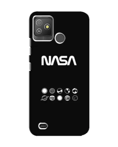 Чехол для TECNO Pop 5 GO с картинкой «NASA — технический принт» Чехол для TECNO Pop 5 GO с картинкой «NASA — технический принт»