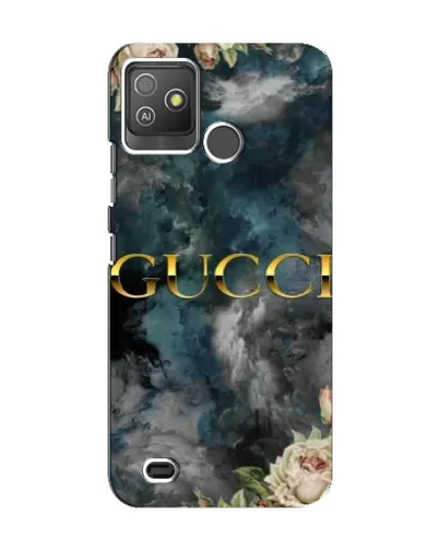 Чехол для TECNO Pop 5 GO с картинкой «Абстрактные цветы Gucci» Чехол для TECNO Pop 5 GO с картинкой «Абстрактные цветы Gucci»