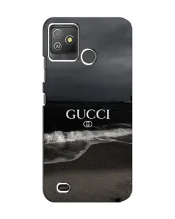 Чехол для TECNO Pop 5 GO с картинкой «Gucci — морской прибой»