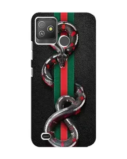 Чохол для TECNO Pop 5 GO з картинкою «Gucci — змія на смузі»