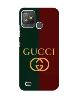 Чохол для TECNO Pop 5 GO з картинкою «Gucci — темно-зелений градієнт»