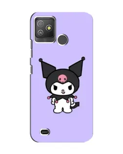 Чехол для TECNO Pop 5 GO с картинкой «Kuromi — нежный фиолетовый»