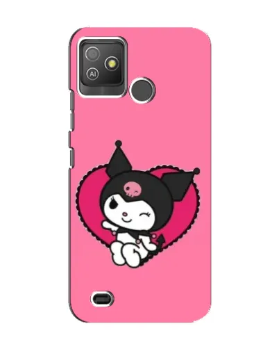 Чехол для TECNO Pop 5 GO с картинкой «Kuromi — любовь в сердце» Чехол для TECNO Pop 5 GO с картинкой «Kuromi — любовь в сердце»