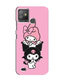 Чехол для TECNO Pop 5 GO с картинкой «My Melody и Kuromi»
