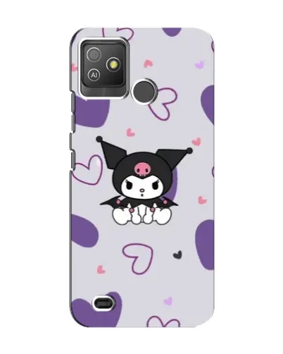 Чехол для TECNO Pop 5 GO с картинкой «Kuromi и лавандовые сердца» Чехол для TECNO Pop 5 GO с картинкой «Kuromi и лавандовые сердца»