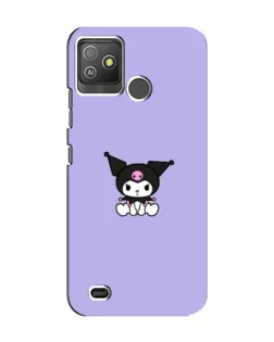 Чехол для TECNO Pop 5 GO с картинкой «Kuromi — фиолетовый минимализм»
