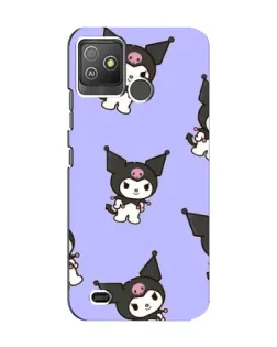Чехол для TECNO Pop 5 GO с картинкой «Паттерн с Kuromi»
