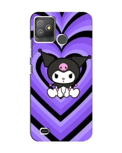 Чехол для TECNO Pop 5 GO с картинкой «Kuromi и фиолетовые сердца» Чехол для TECNO Pop 5 GO с картинкой «Kuromi и фиолетовые сердца»