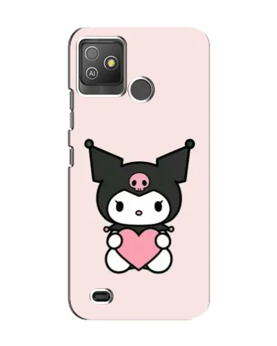 Чехол для TECNO Pop 5 GO с картинкой «Kuromi и сердце» Чехол для TECNO Pop 5 GO с картинкой «Kuromi и сердце»