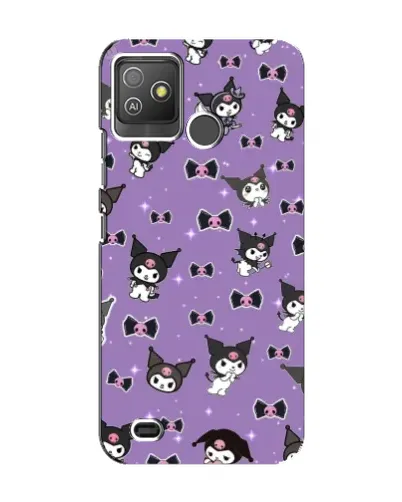 Чехол для TECNO Pop 5 GO с картинкой «Kuromi — паттерн» Чехол для TECNO Pop 5 GO с картинкой «Kuromi — паттерн»