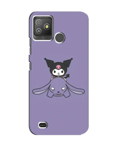 Чехол для TECNO Pop 5 GO с картинкой «Kuromi на лиловом фоне» Чехол для TECNO Pop 5 GO с картинкой «Kuromi на лиловом фоне»