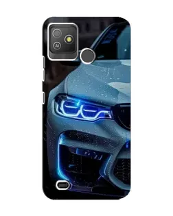 Чехол для TECNO Pop 5 GO с картинкой «Взгляд BMW с синими фарами» Чехол для TECNO Pop 5 GO с картинкой «Взгляд BMW с синими фарами»