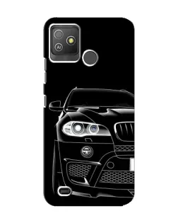 Чехол для TECNO Pop 5 GO с картинкой «Темный силуэт BMW»