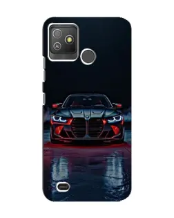Чехол для TECNO Pop 5 GO с картинкой «BMW на мокрой дороге»