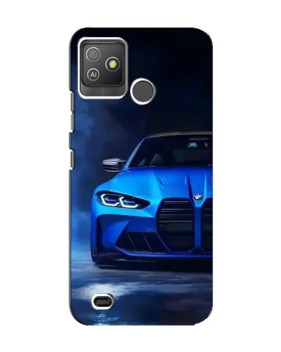 Чехол для TECNO Pop 5 GO с картинкой «Голубая BMW M4» Чехол для TECNO Pop 5 GO с картинкой «Голубая BMW M4»