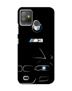 Чехол для TECNO Pop 5 GO с картинкой «Минималистичный принт BMW M3»