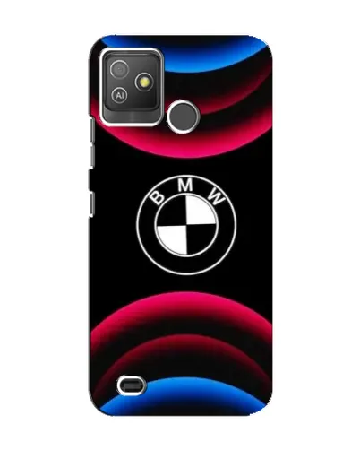 Чехол для TECNO Pop 5 GO с картинкой «Логотип BMW и неоновые дуги» Чехол для TECNO Pop 5 GO с картинкой «Логотип BMW и неоновые дуги»