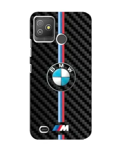 Чехол для TECNO Pop 5 GO с картинкой «Эмблема BMW и карбон» Чехол для TECNO Pop 5 GO с картинкой «Эмблема BMW и карбон»