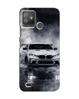 Чехол для TECNO Pop 5 GO с картинкой «BMW сквозь туман»