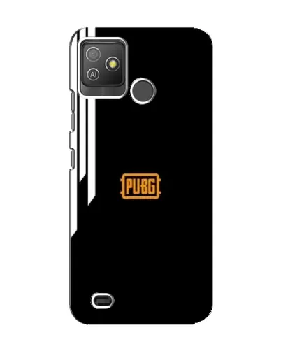 Чехол для TECNO Pop 5 GO с картинкой «PUBG — вертикальные линии»