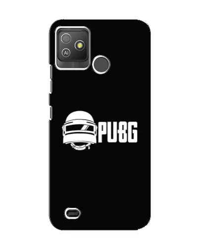 Чехол для TECNO Pop 5 GO с картинкой «PUBG — классический лого»