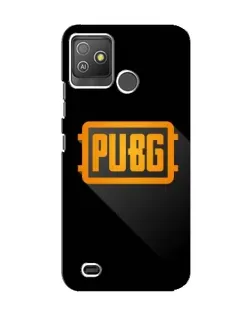 Чехол для TECNO Pop 5 GO с картинкой «PUBG — рамка лого»