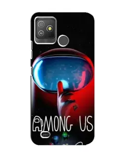 Чехол для TECNO Pop 5 GO с картинкой «Красный импостер — макро» Чехол для TECNO Pop 5 GO с картинкой «Красный импостер — макро»