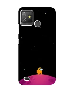 Чехол для TECNO Pop 5 GO с картинкой «Одинокий герой на планете» Чехол для TECNO Pop 5 GO с картинкой «Одинокий герой на планете»