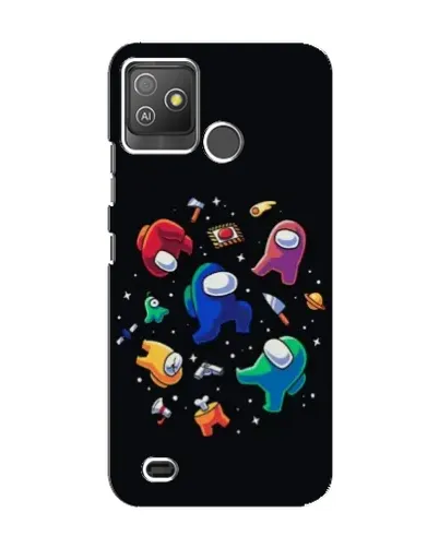 Чехол для TECNO Pop 5 GO с картинкой «Among Us космос»