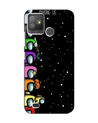 Чехол для TECNO Pop 5 GO с картинкой «Команда Among Us»