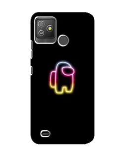 Чехол для TECNO Pop 5 GO с картинкой «Among Us градиент»