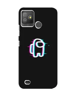 Чехол для TECNO Pop 5 GO с картинкой «Among Us неон»