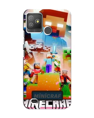 Чехол для TECNO Pop 5 GO с картинкой «Minecraft герои игры» Чехол для TECNO Pop 5 GO с картинкой «Minecraft герои игры»