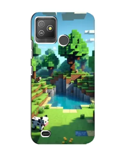 Чехол для TECNO Pop 5 GO с картинкой «Minecraft летний день» Чехол для TECNO Pop 5 GO с картинкой «Minecraft летний день»