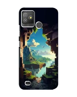 Чехол для TECNO Pop 5 GO с картинкой «Вид из пещеры»