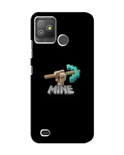Чехол для TECNO Pop 5 GO с картинкой «Алмазная кирка» Чехол для TECNO Pop 5 GO с картинкой «Алмазная кирка»