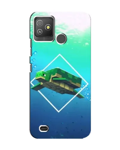 Чехол для TECNO Pop 5 GO с картинкой «Черепаха Minecraft» Чехол для TECNO Pop 5 GO с картинкой «Черепаха Minecraft»