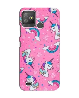 Чехол для TECNO Pop 5 GO с картинкой «Unicorn паттерн розовый» Чехол для TECNO Pop 5 GO с картинкой «Unicorn паттерн розовый»