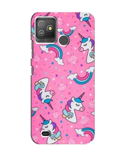 Чехол для TECNO Pop 5 GO с картинкой «Unicorn паттерн розовый» Чехол для TECNO Pop 5 GO с картинкой «Unicorn паттерн розовый»
